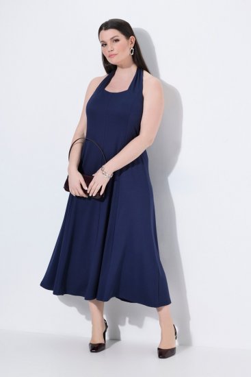 Ulla Popken 852680 Vestido de noche Azul marino - Vestidos de noche - Vestidos de fiesta de gran talla