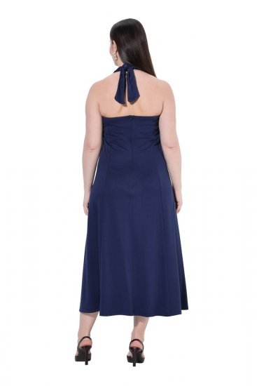 Ulla Popken 852680 Vestido de noche Azul marino - Vestidos de noche - Vestidos de fiesta de gran talla