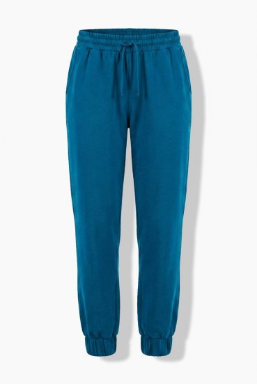 Ulla Popken 852725 Pantalón de estar en casa Petróleo - Pijamas/ropa de estar en casa - 