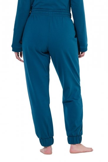 Ulla Popken 852725 Pantalón de estar en casa Petróleo - Pijamas/ropa de estar en casa - 