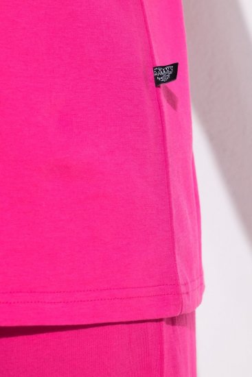 Ulla Popken 852747 Parte de arriba de pijama de manga larga Rosa - Pijamas/ropa de estar en casa - 
