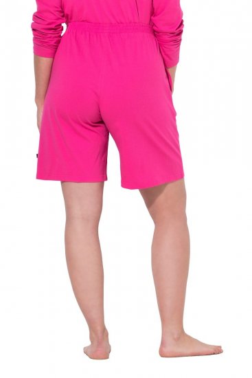 Ulla Popken 852752 Pantalón corto de pijama de rayas pack de 2 Rosa - Pijamas/ropa de estar en casa - 