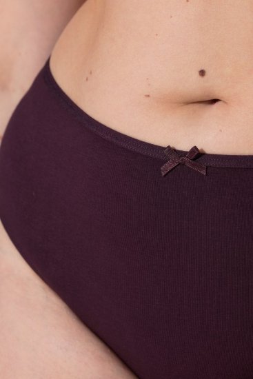 Ulla Popken 852758 Tangas con estampado pack de 5 Ciruela - Bragas - 