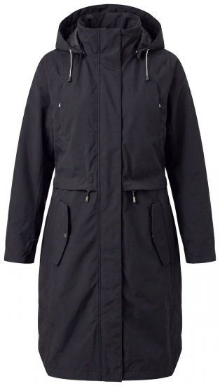 Ulla Popken 852901 Abrigo técnico Negro - Abrigos - Abrigos de talla grande