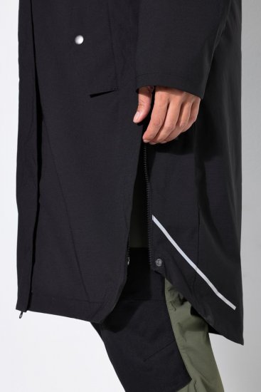 Ulla Popken 852901 Abrigo técnico Negro - Abrigos - Abrigos de talla grande