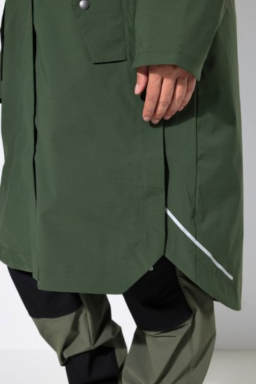 Ulla Popken 852901 Abrigo técnico Verde oliva - Abrigos - Abrigos de talla grande