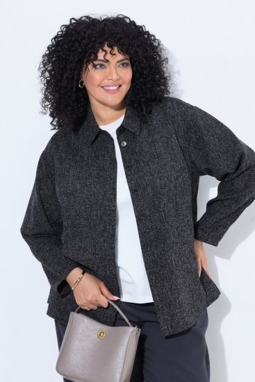 Ulla Popken 853477 Chaqueta Verde oliva - Chaquetas - Chaquetas para mujer en tallas grandes