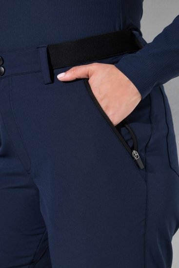 Ulla Popken 853530 Pantalón de senderismo ultraligero Azul marino - Ropa de exterior - 