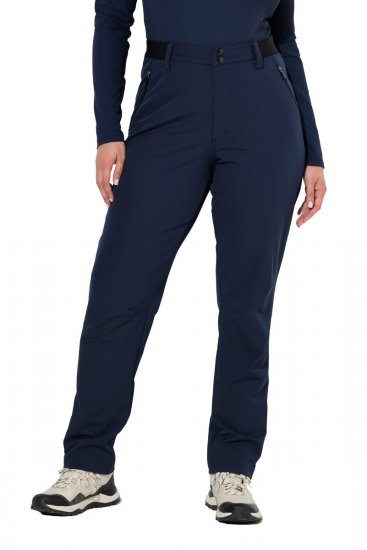 Ulla Popken 853530 Pantalón de senderismo ultraligero Azul marino - Ropa de exterior - 