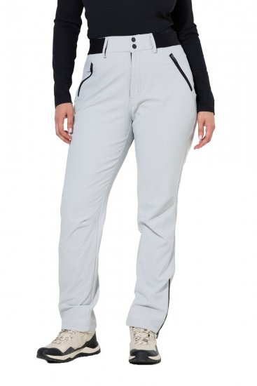Ulla Popken 853530 Pantalón de senderismo ultraligero Beige - Ropa de exterior - 