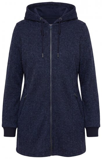 Ulla Popken 853577 Chaqueta polar Azul marino - Chaquetas - Chaquetas para mujer en tallas grandes