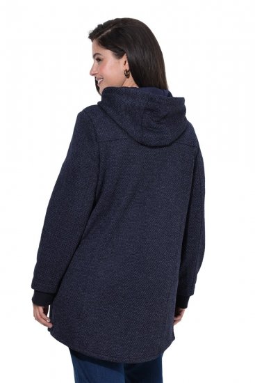 Ulla Popken 853577 Chaqueta polar Azul marino - Chaquetas - Chaquetas para mujer en tallas grandes