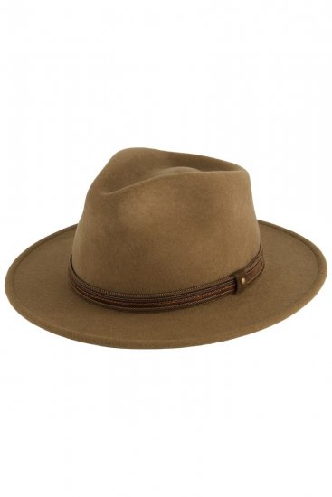 JP1880 853629 Sombrero de lana Marrón moca - Sombreros - 