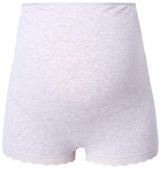 Ulla Popken 853631 Bragas premamá con encaje Gris jaspeado - Bragas - 