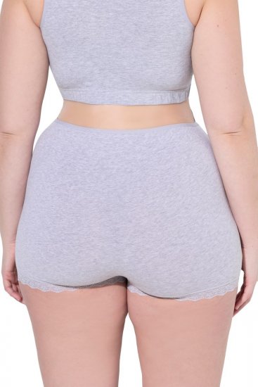 Ulla Popken 853631 Bragas premamá con encaje Gris jaspeado - Bragas - 