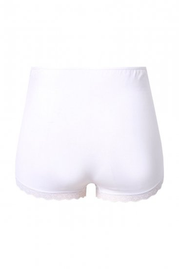 Ulla Popken 853631 Bragas premamá con encaje Blanco - Bragas - 