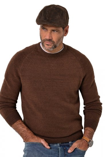 JP1880 853634 Gorra plana Marrón oscuro - Gorras - 