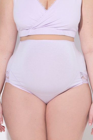Ulla Popken 853640 Bragas premamá con encaje Rosa palo - Bragas - 