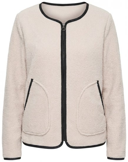 Ulla Popken 853685 Chaqueta teddy Champán - Chaquetas - Chaquetas para mujer en tallas grandes