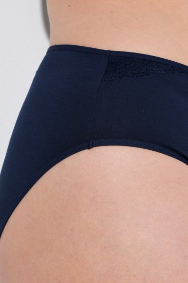 Ulla Popken 853698 Bragas con encaje pack de 5 Negro - Bragas - 