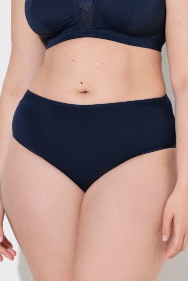 Ulla Popken 853698 Bragas con encaje pack de 5 Negro - Bragas - 