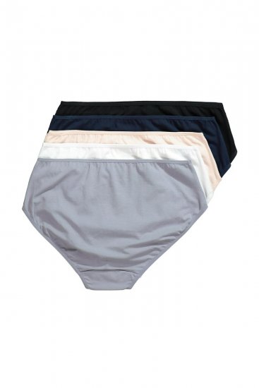 Ulla Popken 853698 Bragas con encaje pack de 5 Negro - Bragas - 