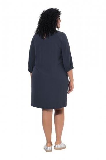 Ulla Popken 853946 Vestido con manga 3/4 Verde oliva - Vestidos - Vestidos para todas las tallas