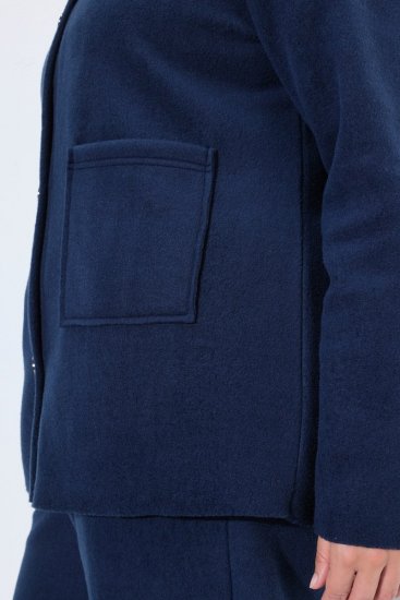 Ulla Popken 854200 Chaqueta polar Azul marino - Chaquetas - Chaquetas para mujer en tallas grandes