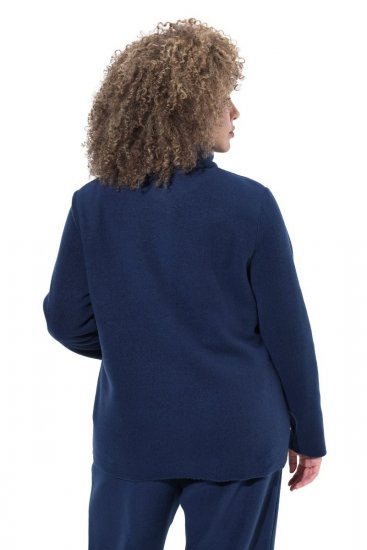 Ulla Popken 854200 Chaqueta polar Azul marino - Chaquetas - Chaquetas para mujer en tallas grandes