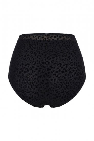 Ulla Popken 854551 Bóxer con estampado animal Negro - Bragas - 