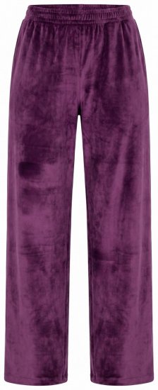 Ulla Popken 856119 Pantalón de estar en casa Ciruela - Pijamas/ropa de estar en casa - 