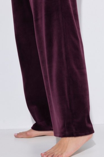 Ulla Popken 856119 Pantalón de estar en casa Ciruela - Pijamas/ropa de estar en casa - 