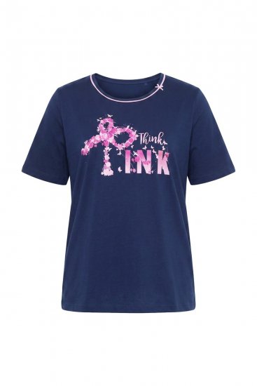 Ulla Popken 856141 Pijama de manga larga Azul marino - Pijamas/ropa de estar en casa - 