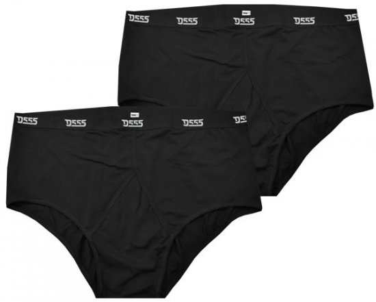 D555 Thompson Briefs Underwear 2-pack Black - Ropa interior - Ropa interior 2XL-8XL