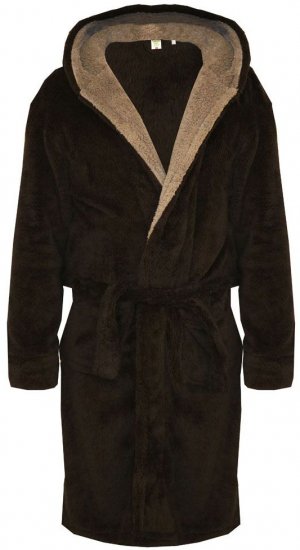 D555 Newquay Bathrobe Black - Ropa interior - Ropa interior 2XL-8XL