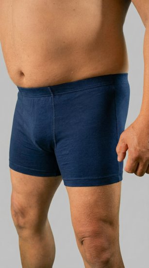 20 Nodi 978 Stretch Cotton Boxer with Internal Elastic Band Navy - Bóxeres - Bóxeres 2XL-12XL