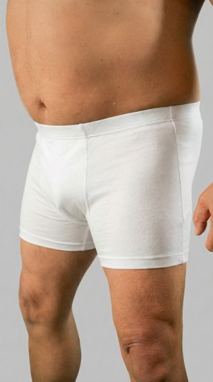20 Nodi 978 Stretch Cotton Boxer with Internal Elastic Band White - Bóxeres - Bóxeres 2XL-12XL