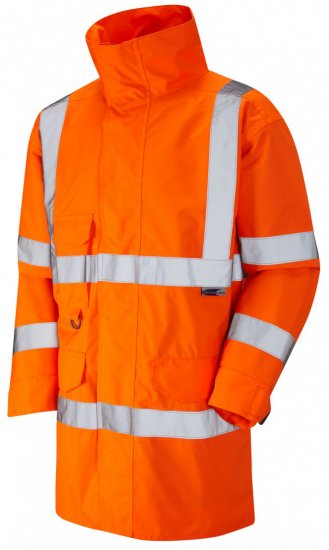 Leo Torridge Breathable Lightweight Anorak Hi-Vis Orange - Ropa de trabajo - Ropa de trabajo 3XL-6XL