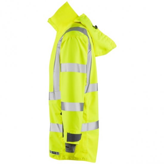 Leo Eastleigh Ecoviz 10K Performance Breathable Anorak Hi-Vis Yellow - Ropa de trabajo - Ropa de trabajo 3XL-6XL