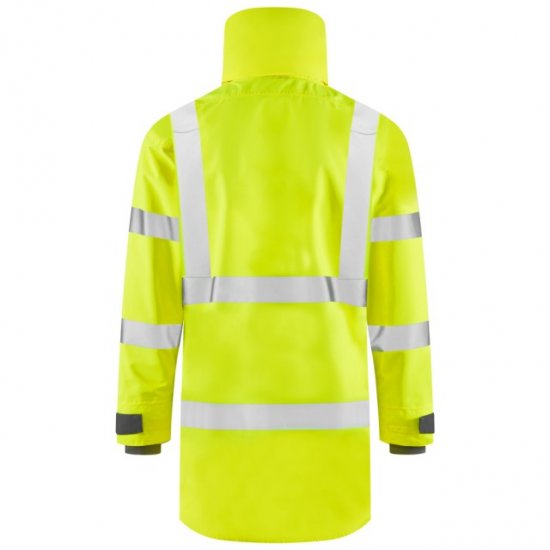Leo Eastleigh Ecoviz 10K Performance Breathable Anorak Hi-Vis Yellow - Ropa de trabajo - Ropa de trabajo 3XL-6XL