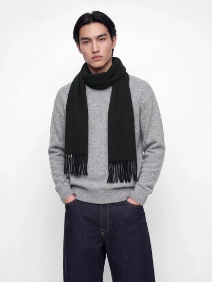 Jack & Jones Kelowna Bufanda Negro - Bufandas - 