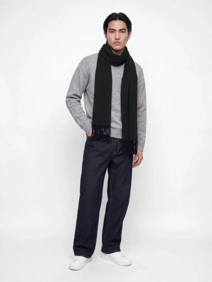 Jack & Jones Kelowna Bufanda Negro - Bufandas - 