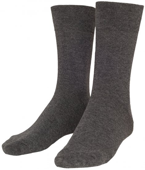 Adamo Aaron Soft-socks Charcoal 3-pack - Ropa interior - Ropa interior 2XL-8XL