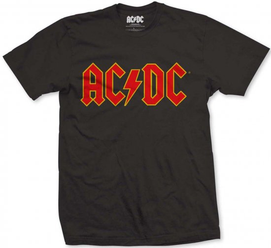 AC/DC Logo T-shirt Black - Camisetas - Camisetas - 2XL-14XL