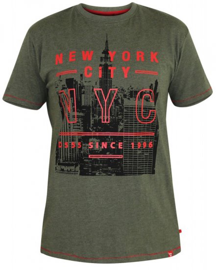 D555 Alex T-shirt Khaki - Camisetas - Camisetas - 2XL-14XL
