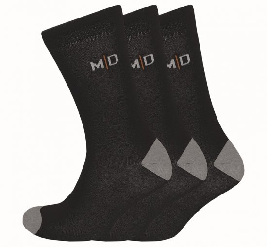 Motley Denim Alex Socks 3-Pack Black - Ropa interior - Ropa interior 2XL-8XL
