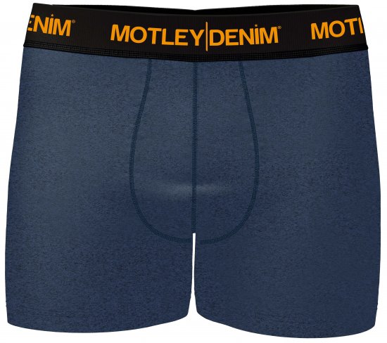Motley Denim Amsterdam Boxershorts Dark Indigo 2-pack - Ropa interior - Ropa interior 2XL-8XL