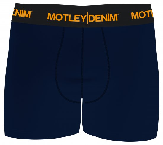 Motley Denim Amsterdam Boxershorts Navy 2-pack - Ropa interior - Ropa interior 2XL-8XL