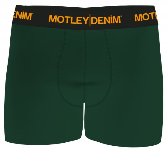 Motley Denim Amsterdam Boxershorts Racing Green 2-pack - Ropa interior - Ropa interior 2XL-8XL