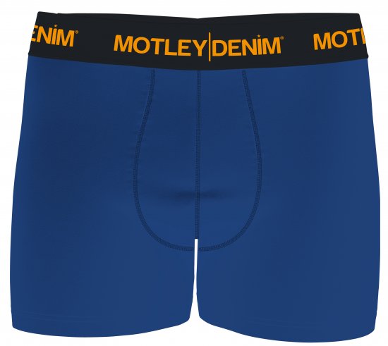 Motley Denim Amsterdam Boxershorts Royal Blue 2-pack - Ropa interior - Ropa interior 2XL-8XL